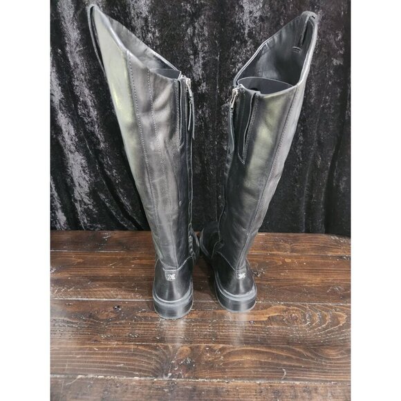 Sam Edelman Fable Black Leather Tall Boot/Sz 5.5M - Picture 6 of 8